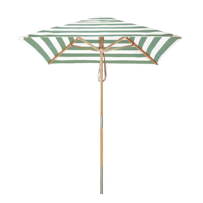2m Sundial Umbrellas - Sage stripe